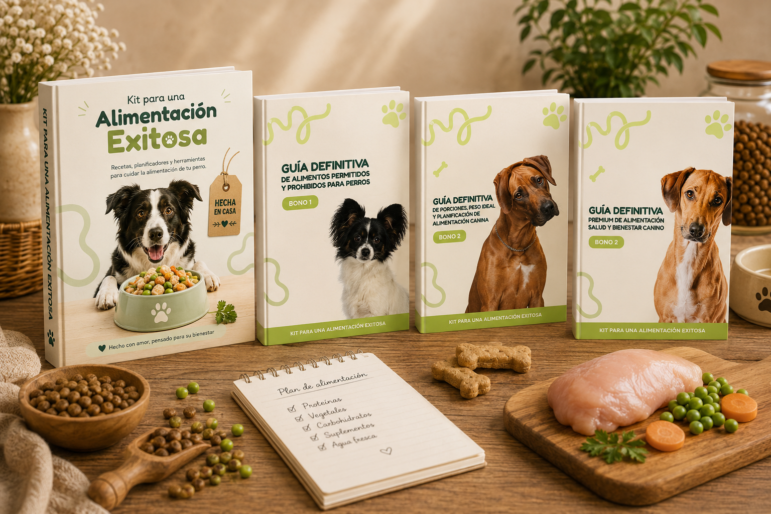 Cocina Canina | 50 Recetas Caseras para una Vida Más Larga y Feliz